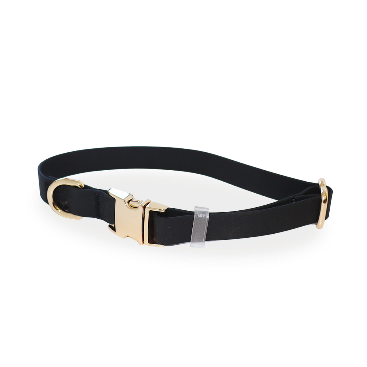 Black Waterproof Dog Collar