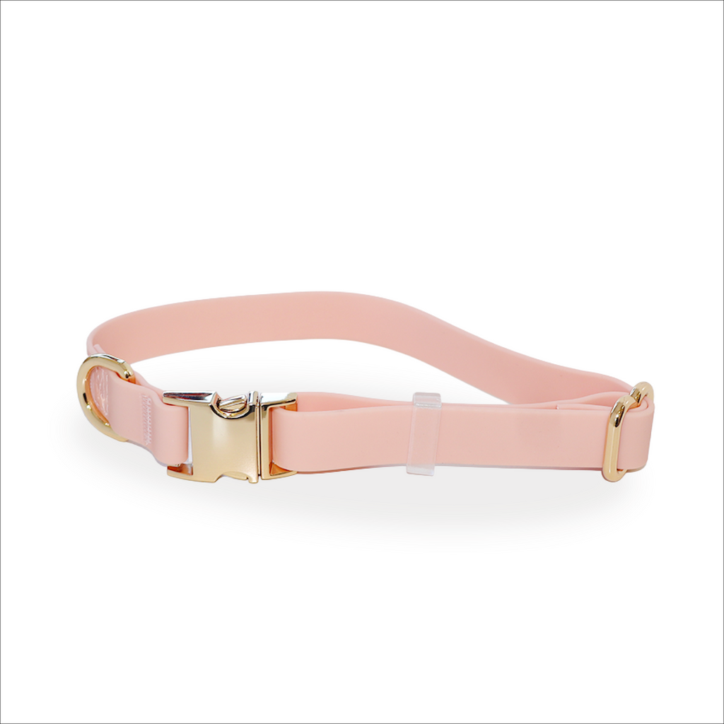 Pink Waterproof Dog Collar