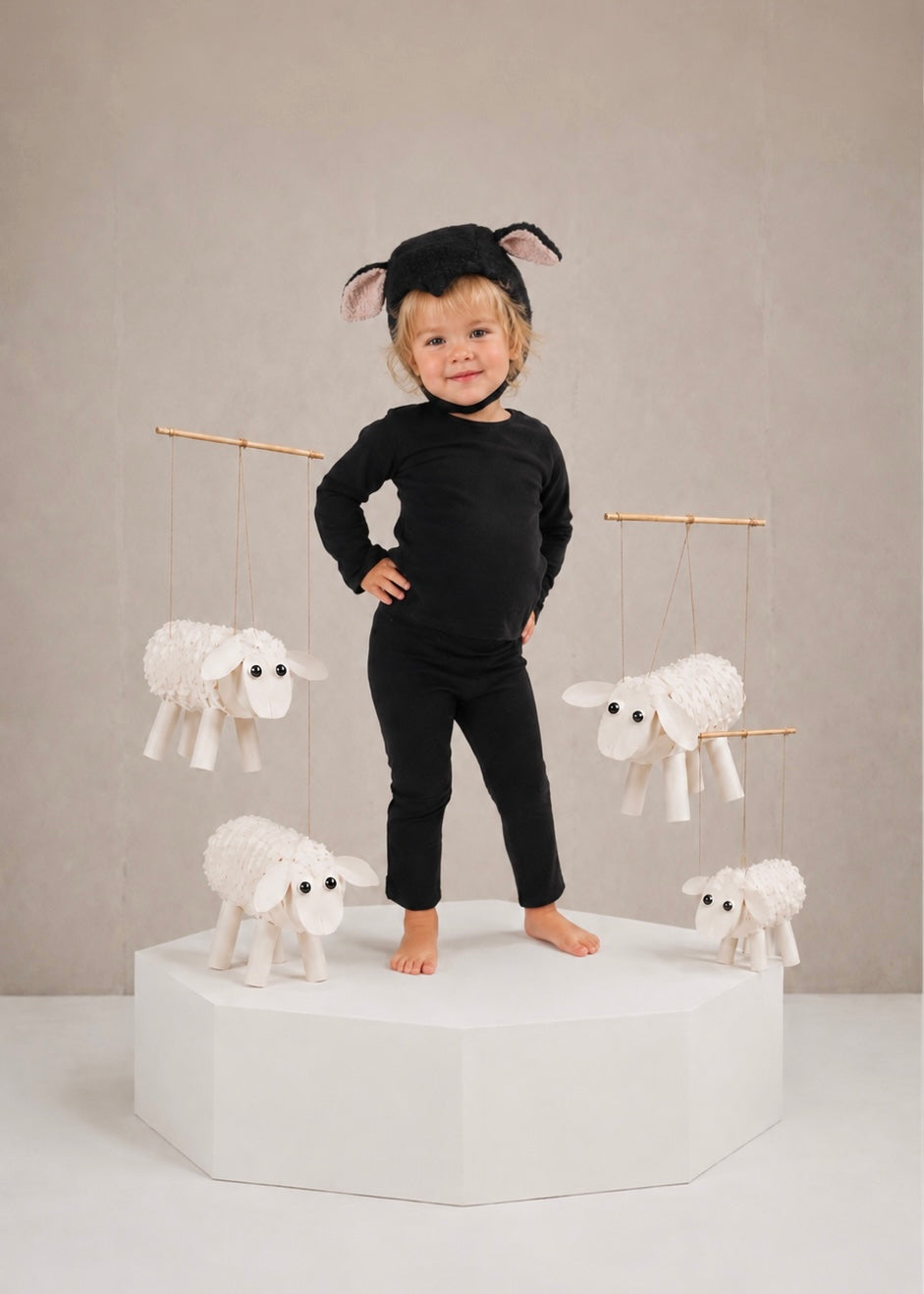 Kids’ Black Sheep Halloween Costume