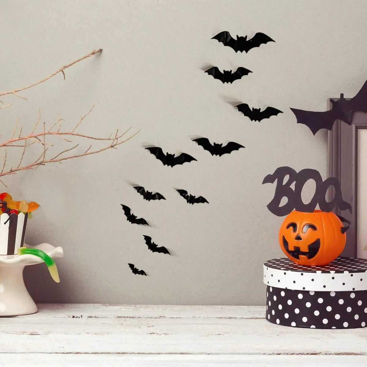 Halloween Décor Set — 36 Pieces