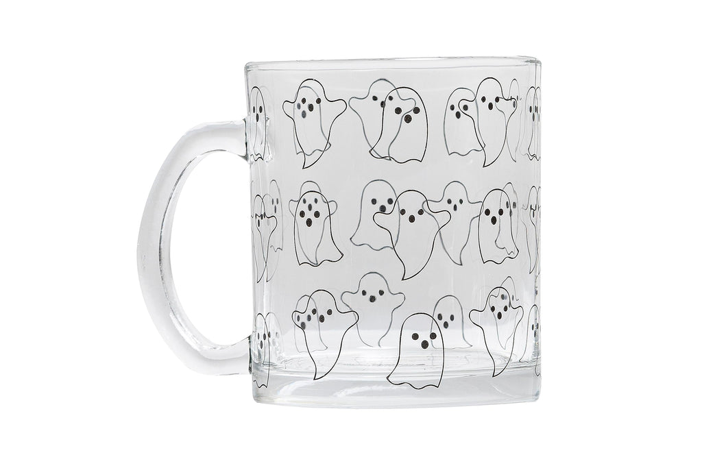 Glass Ghost Mug — 12 oz