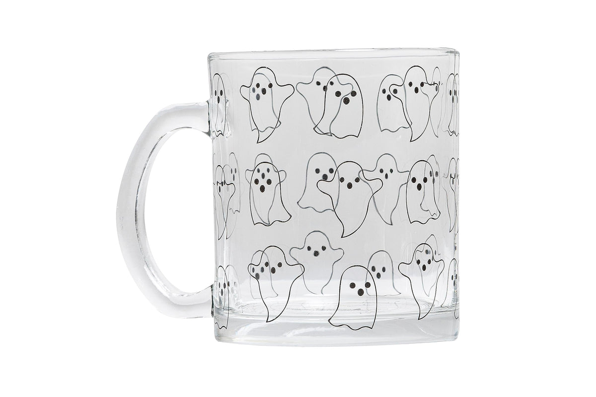 Glass Ghost Mug — 12 oz