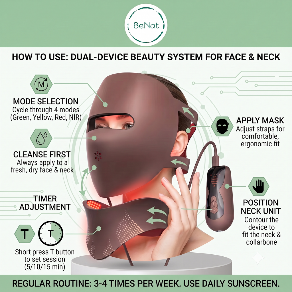 The Face + Neck LED Therapy System — product image 7