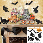 Brunhilda’s Broom Halloween Door Décor