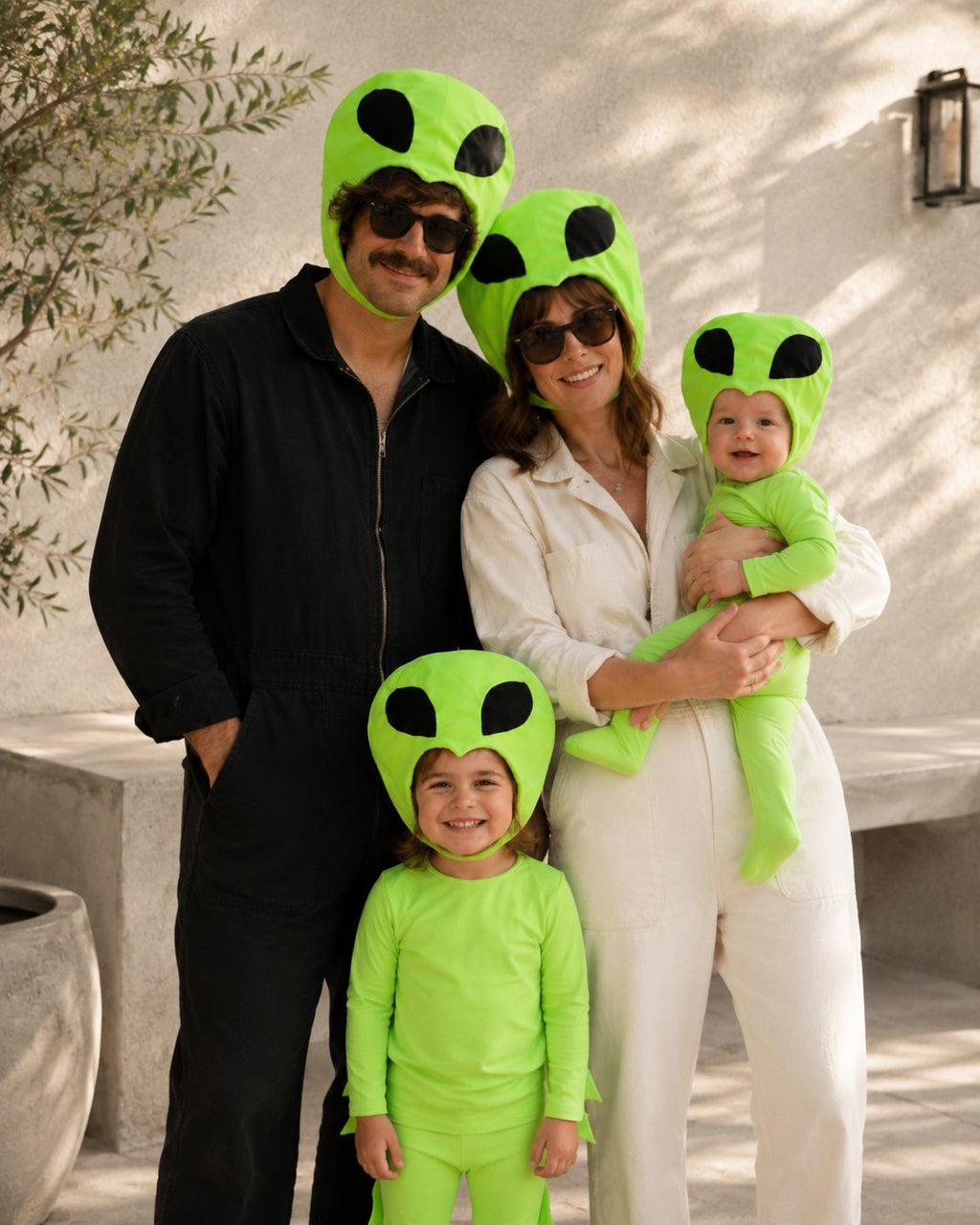 Kids’ Green Alien Halloween Costume