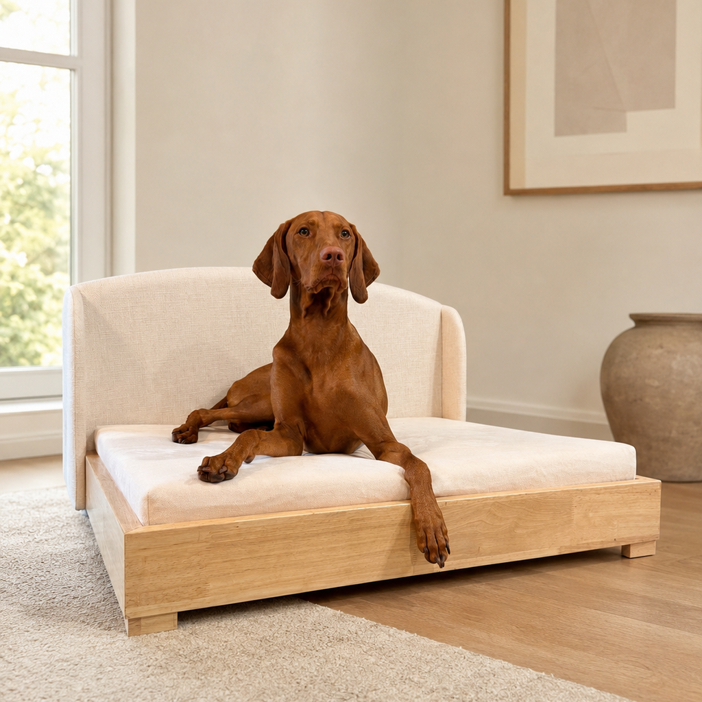 The Haven Solid Wood Dog Bed