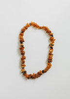 Baltic Amber + Amethyst Pet Necklace