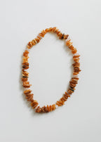 Baltic Amber + Rose Quartz Pet Necklace