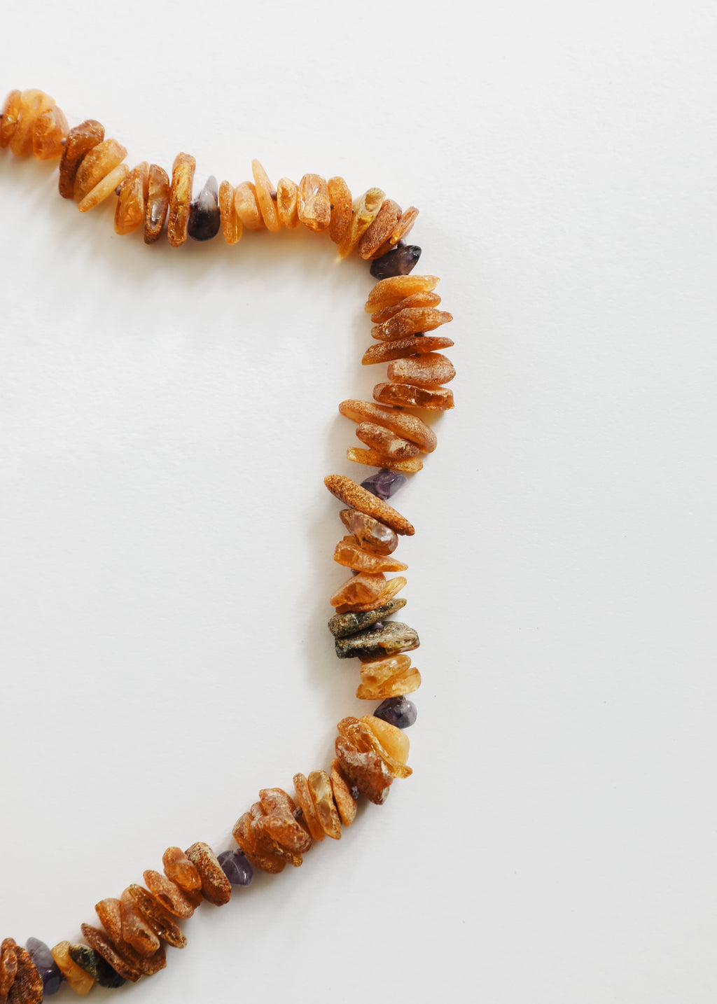 Baltic Amber + Amethyst Pet Necklace — product image 2