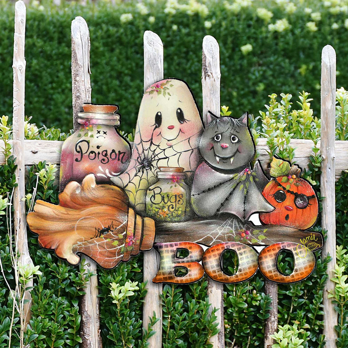 Brunhilda’s Broom Halloween Door Décor
