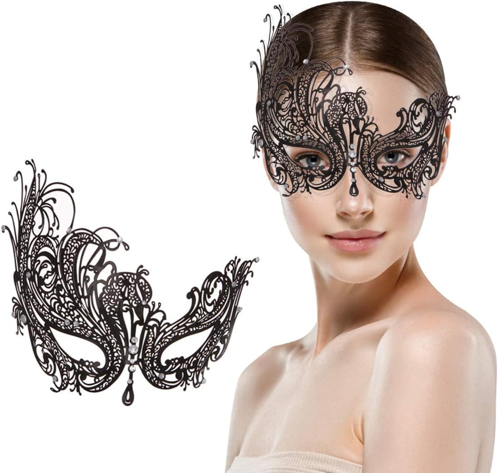 Venetian Metal Masquerade Mask