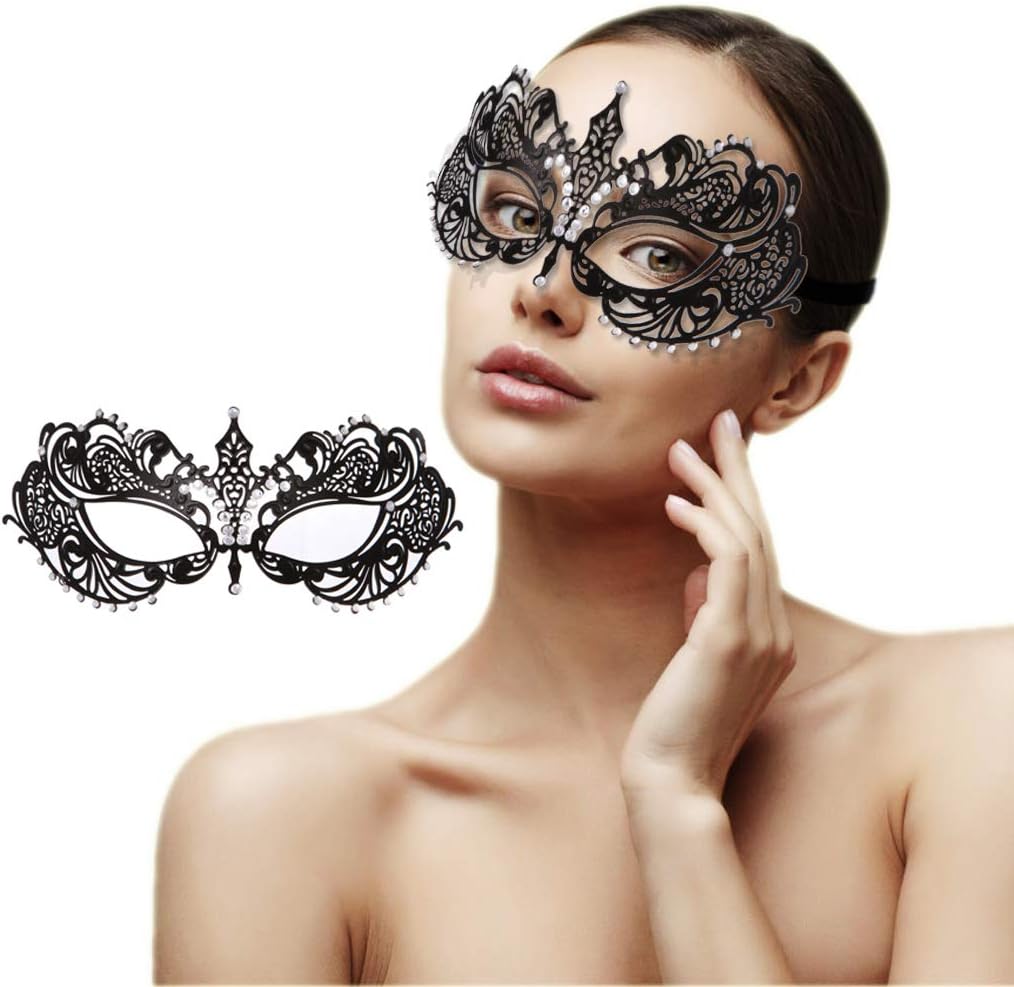 Venetian Metal Masquerade Mask