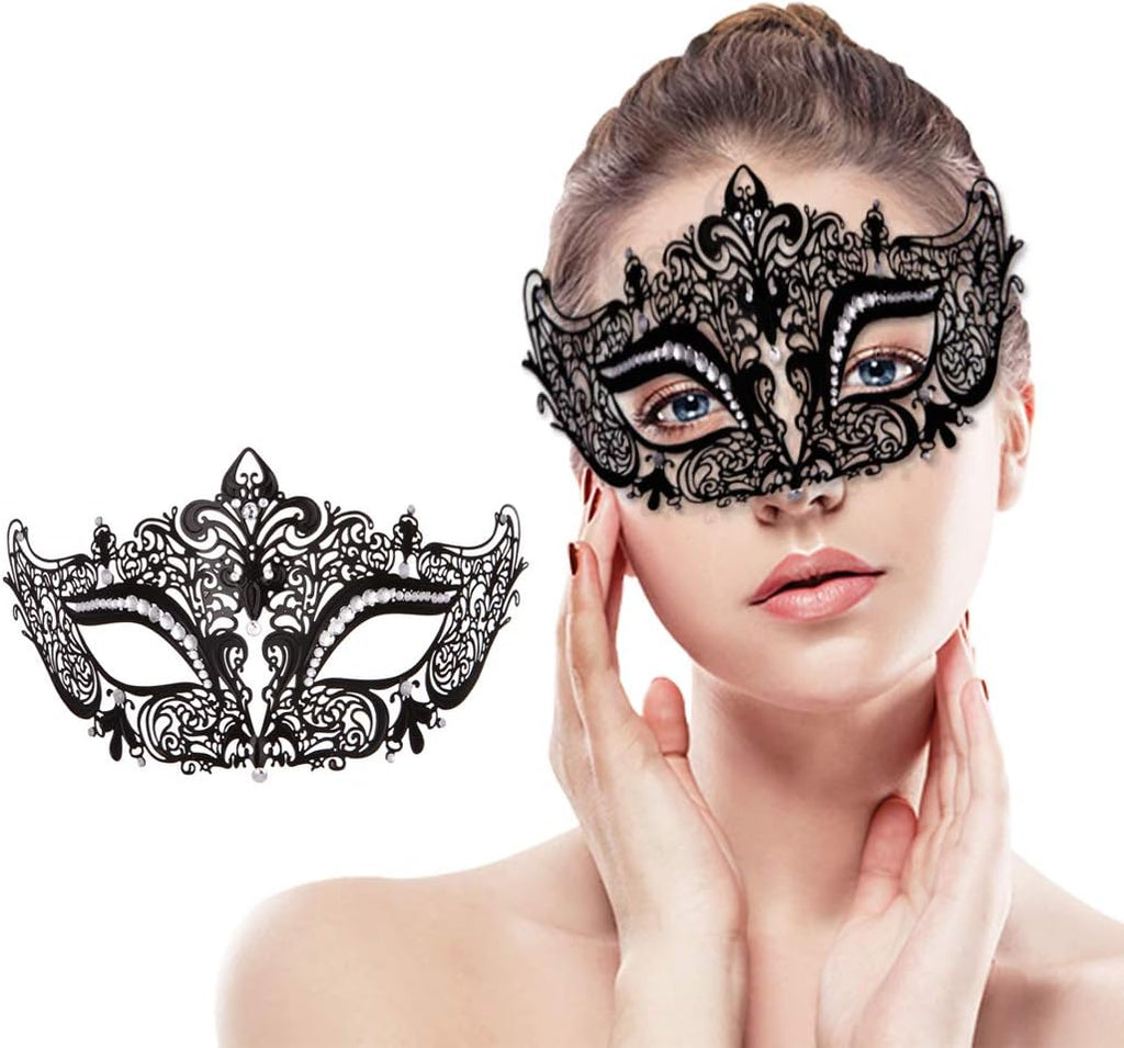 Venetian Metal Masquerade Mask