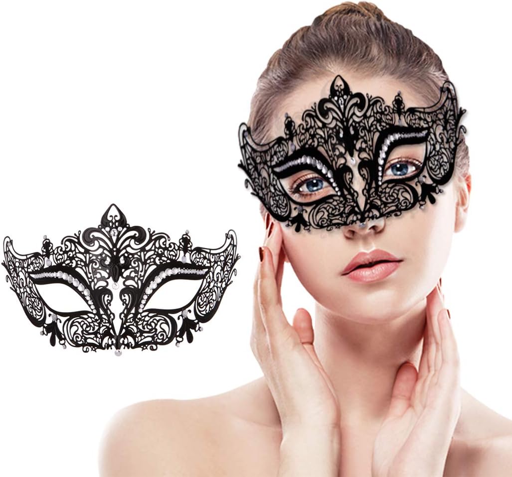 Venetian Metal Masquerade Mask