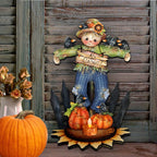 No Crows Scarecrow Halloween Door Décor