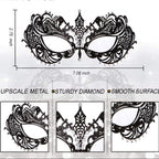Venetian Metal Masquerade Mask