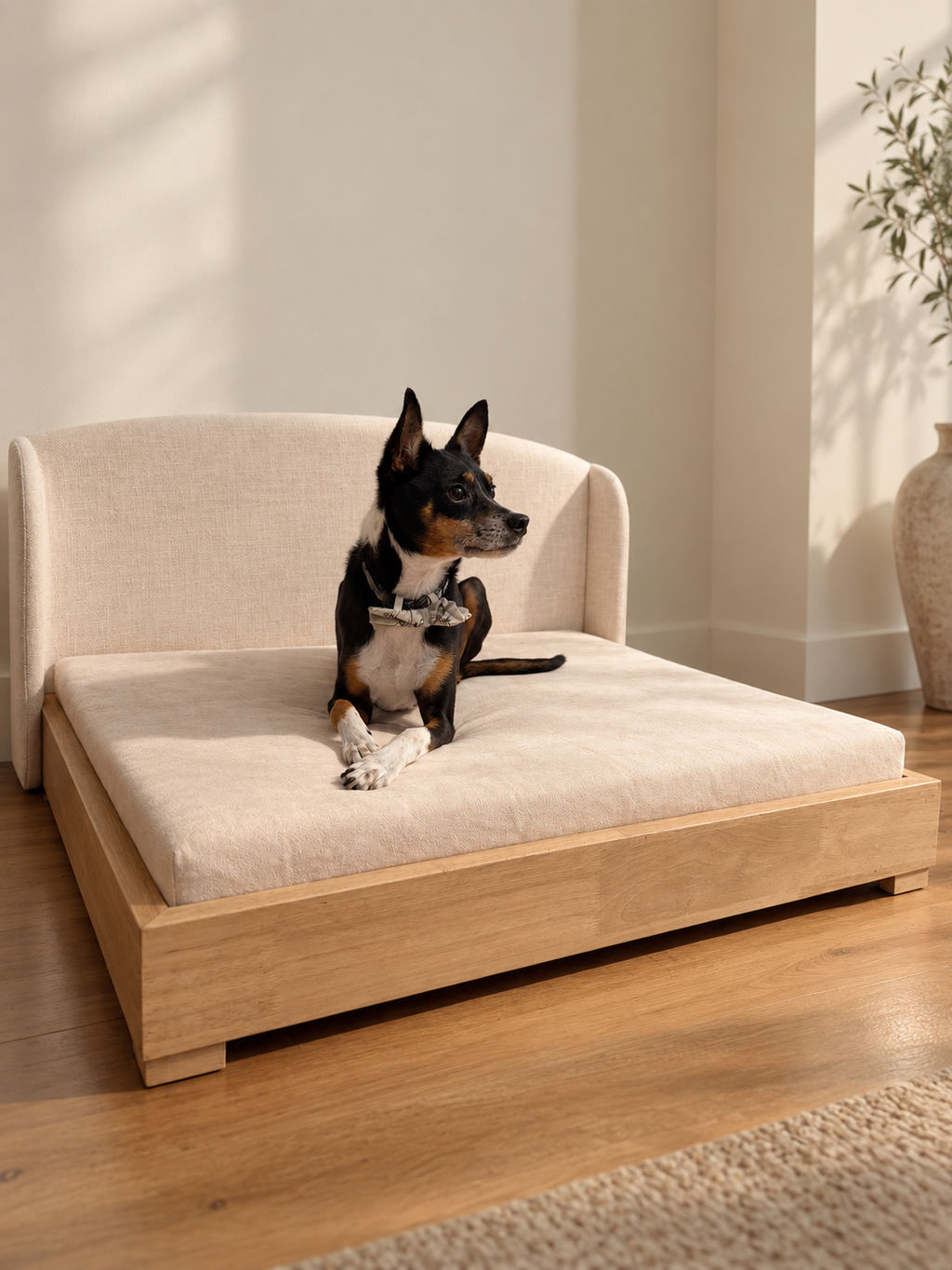 The Haven Solid Wood Dog Bed — product image 2