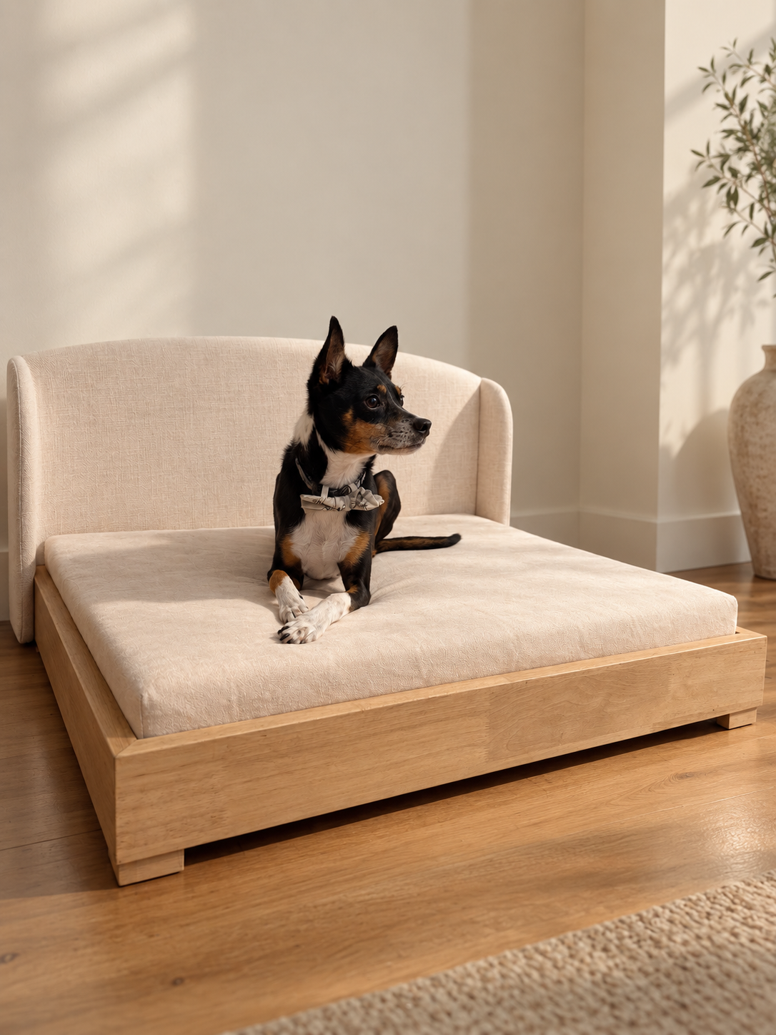 The Haven Solid Wood Dog Bed — product image 2