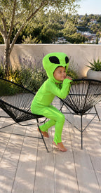 Kids’ Green Alien Halloween Costume