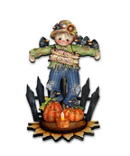 No Crows Scarecrow Halloween Door Décor