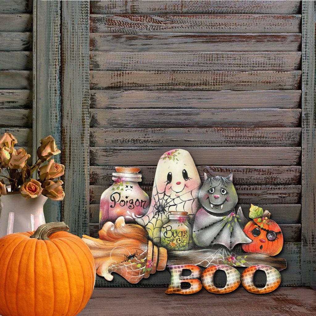 Brunhilda’s Broom Halloween Door Décor