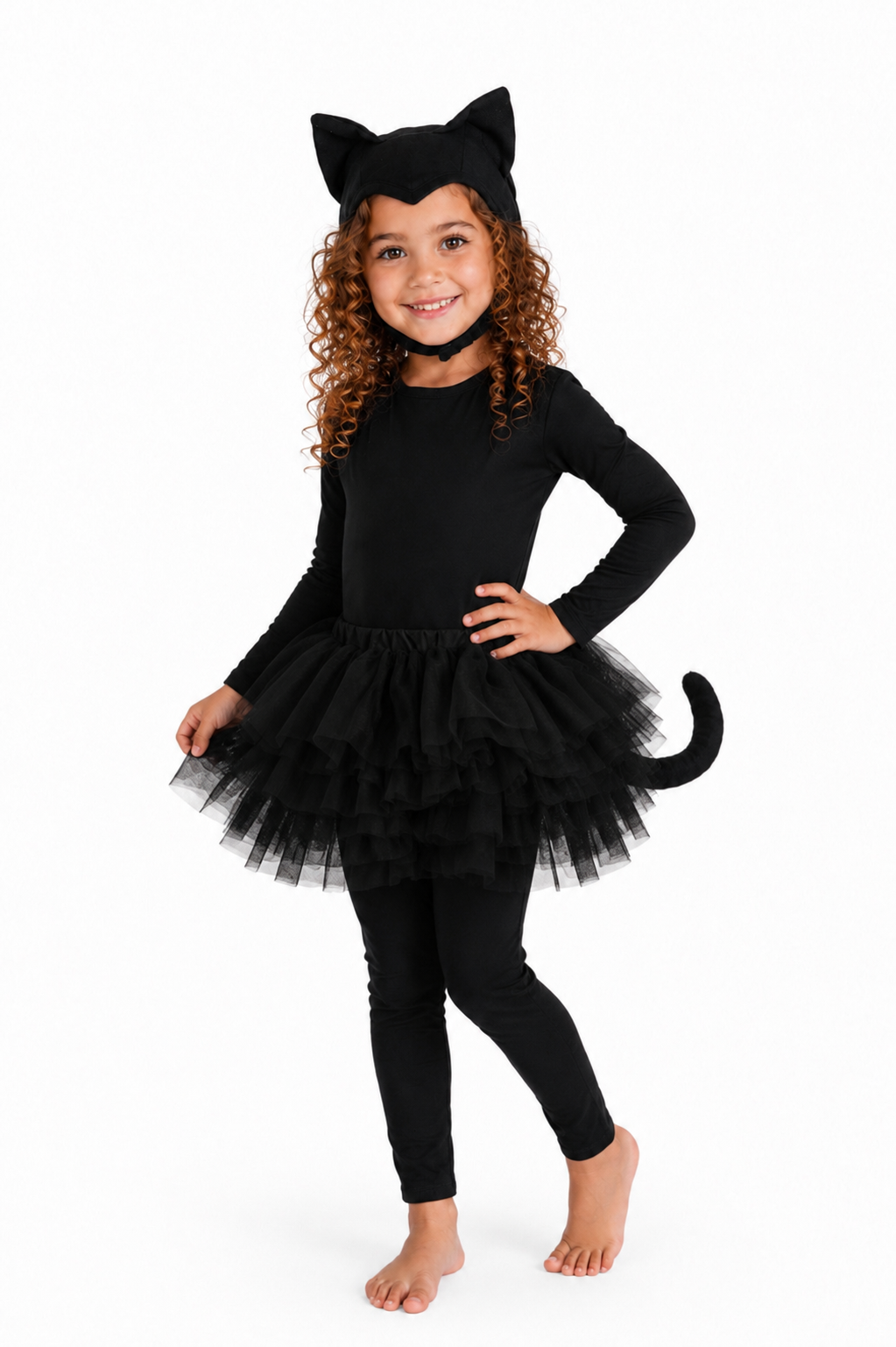 Kids’ Black Cat Halloween Costume