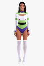 Sexy Astronaut Costume for Women — 2-Piece Set