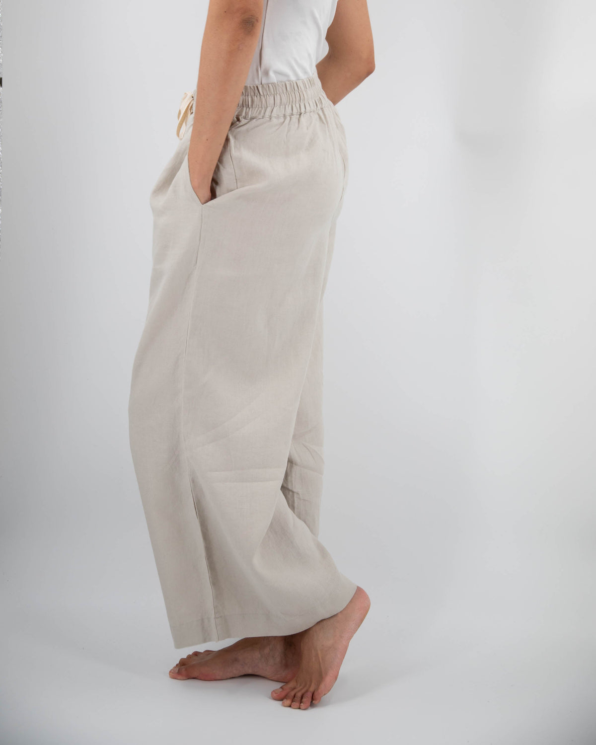 Ava Wide Leg Linen Pant — product image 3