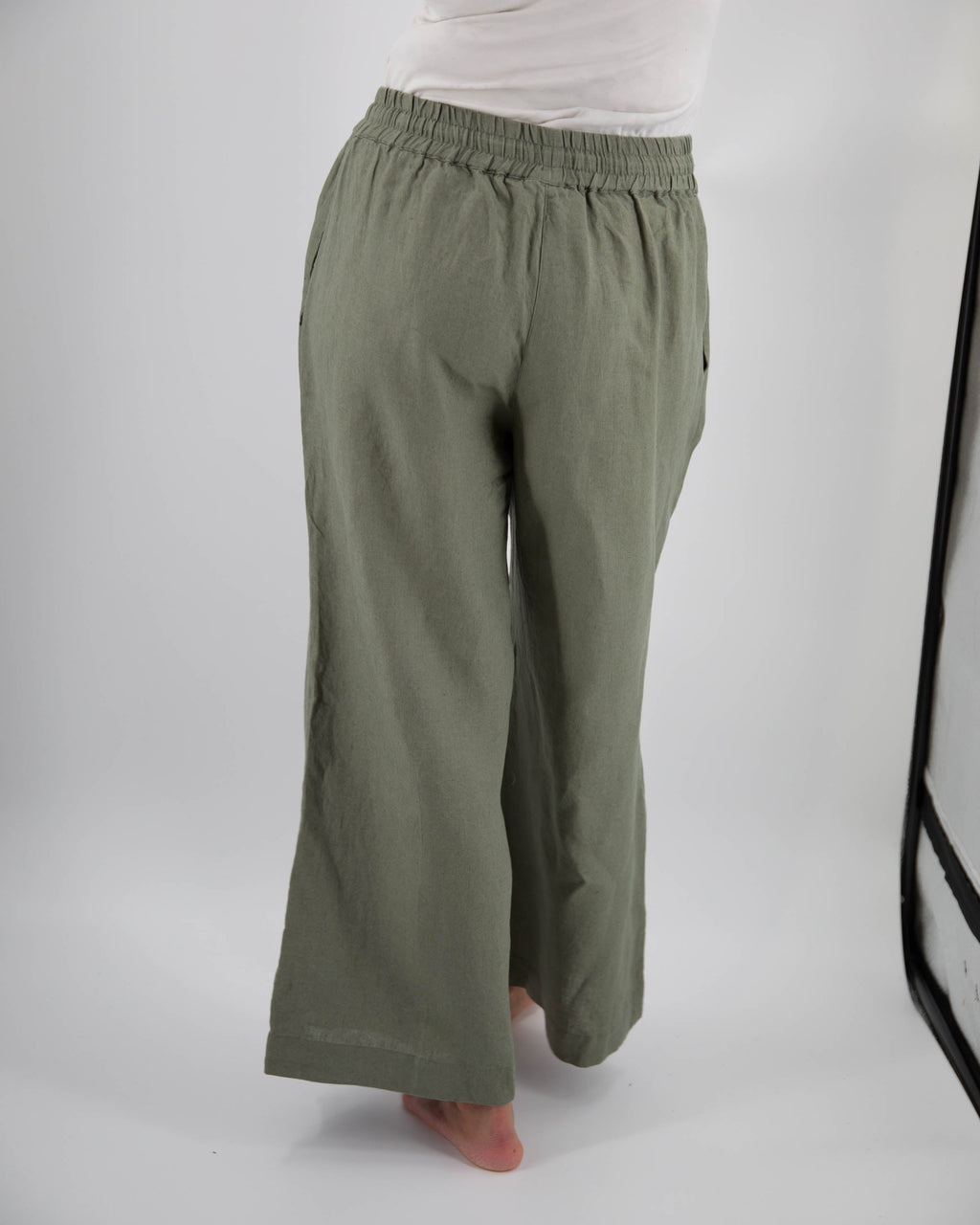 Ava Wide Leg Linen Pant — product image 6