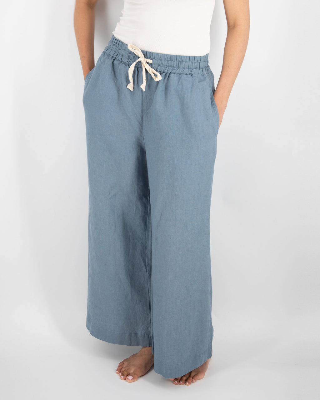 Ava Wide Leg Linen Pant — product image 10
