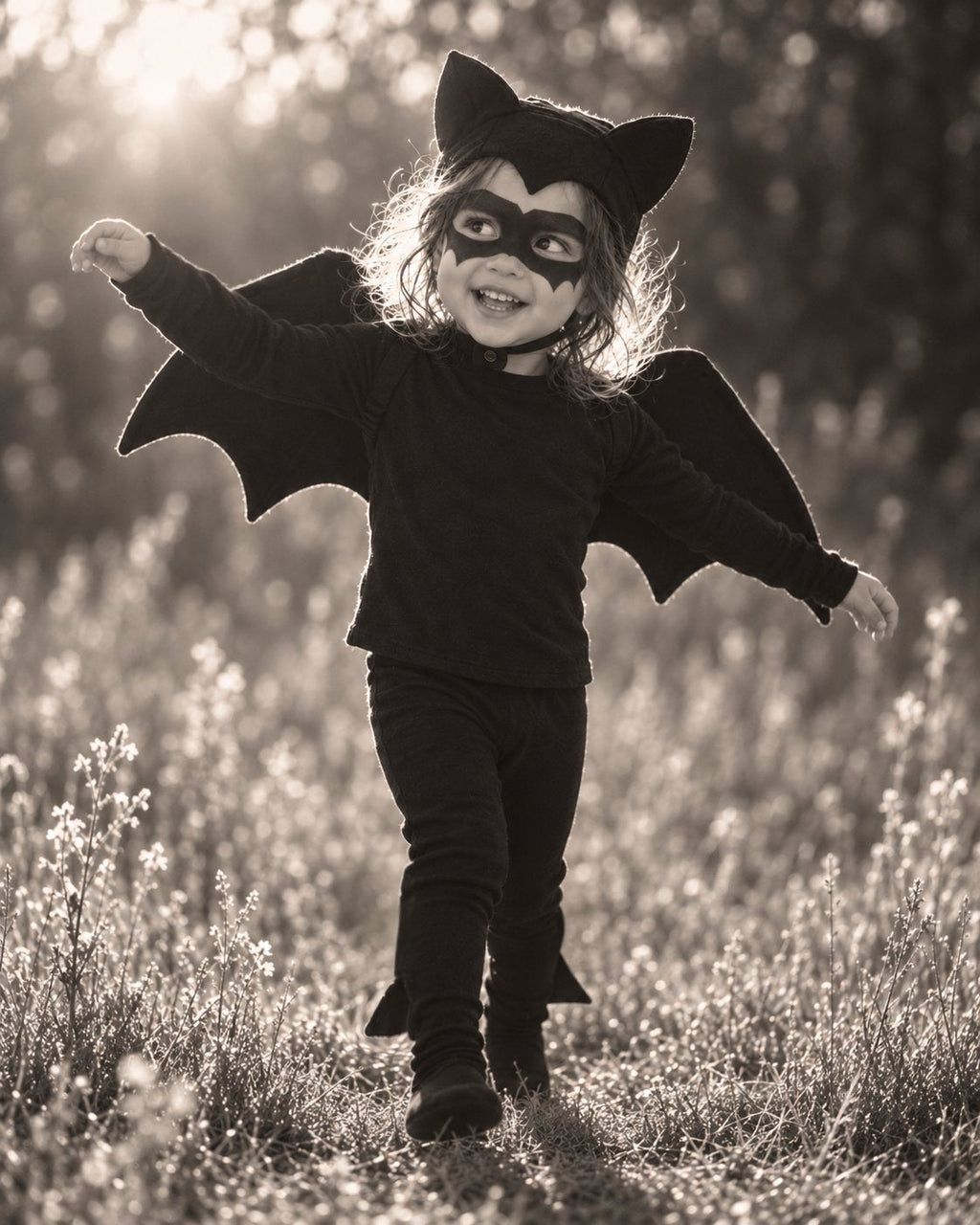 Kids’ Black Bat Halloween Costume