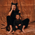 Adult Black Cat Hat & Tail Set