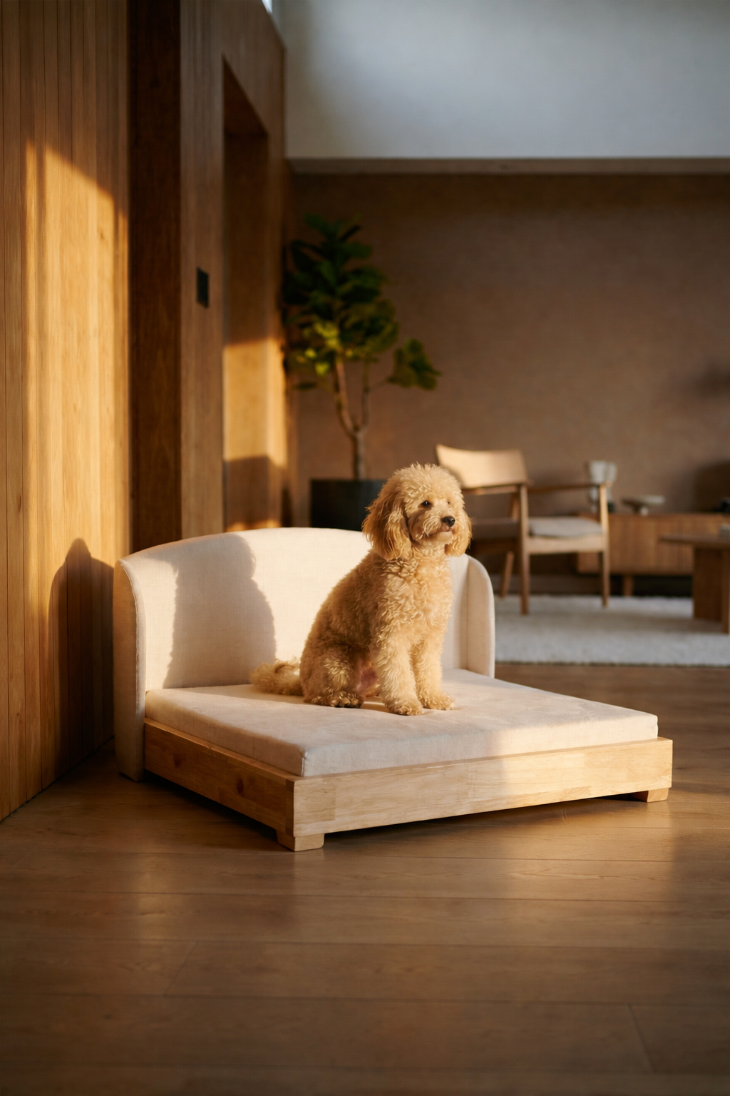 The Haven Solid Wood Dog Bed — product image 7