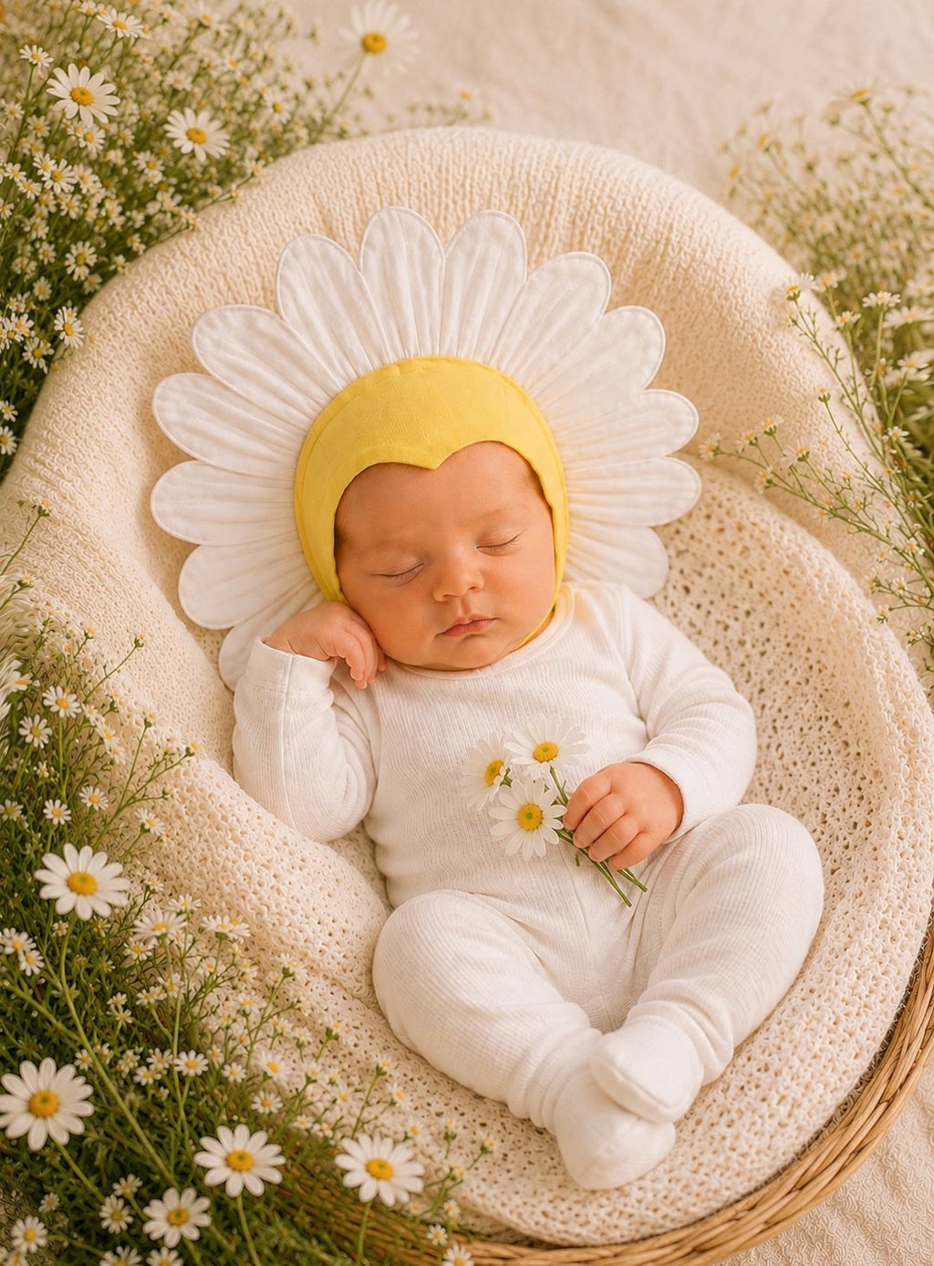 Baby White Daisy Halloween Costume