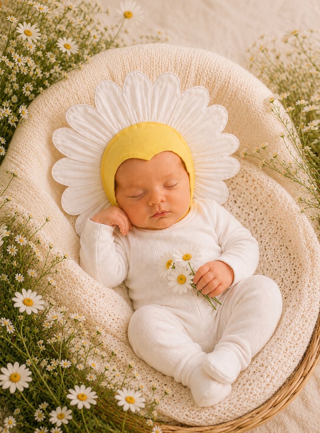 Baby White Daisy Halloween Costume