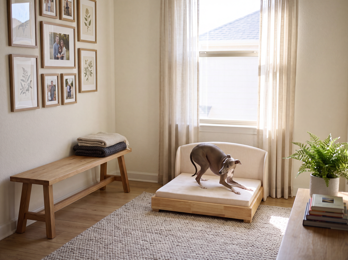 The Haven Solid Wood Dog Bed — product image 4