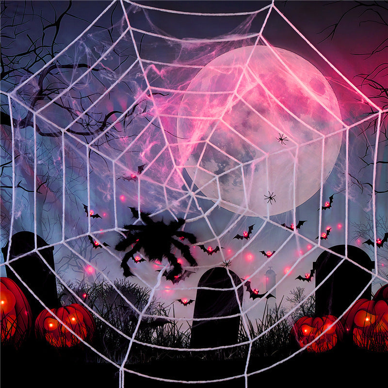 Giant Spider-Web Decoration Kit
