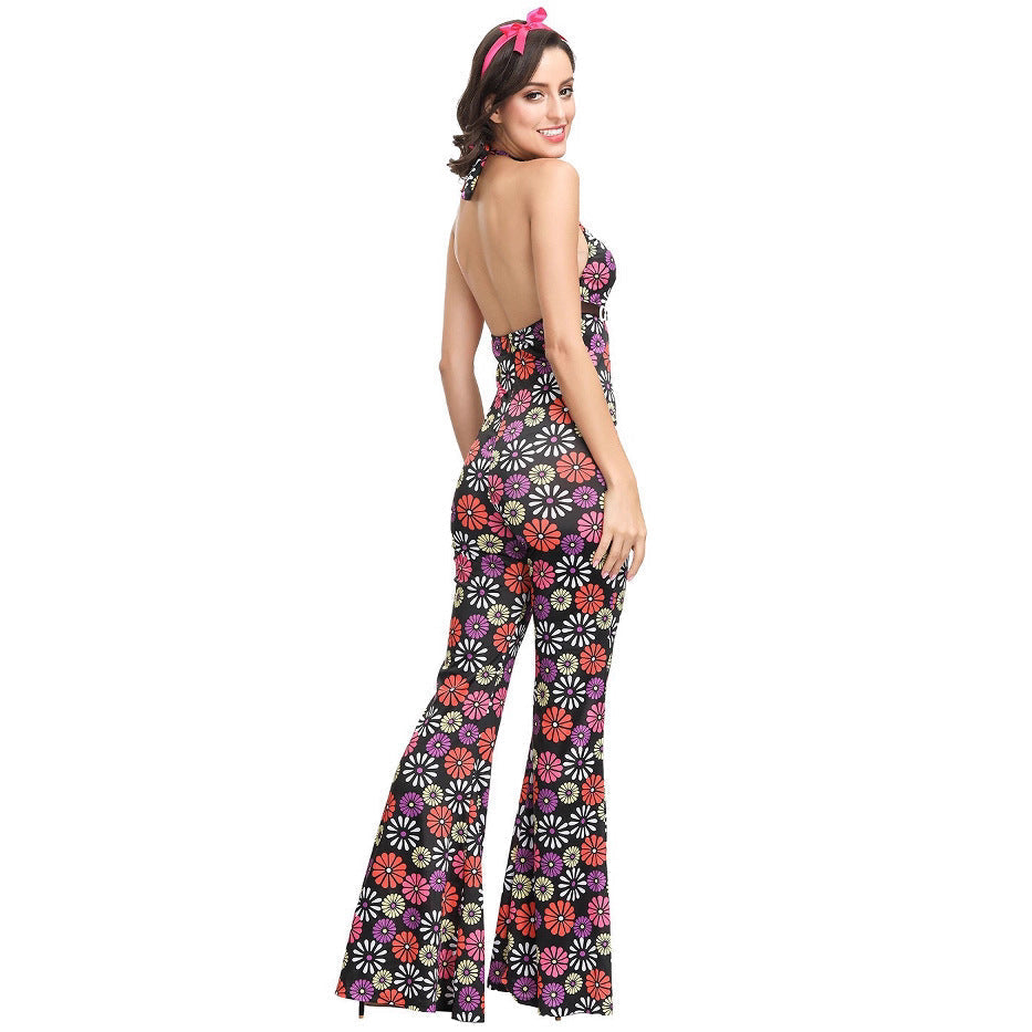 70s Disco Couple Jumpsuit Costume
