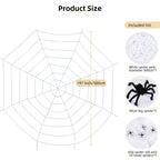 Giant Spider-Web Decoration Kit