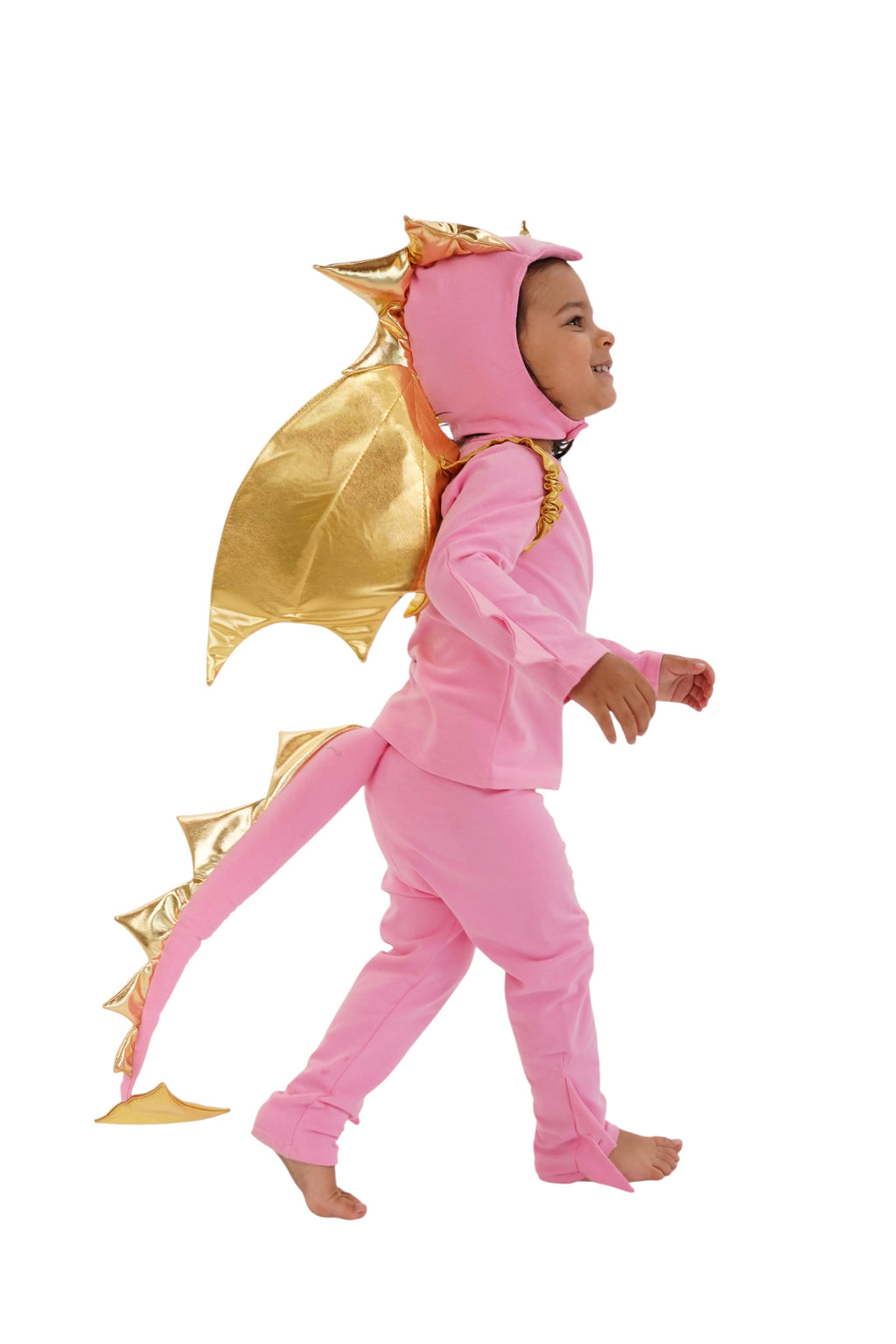 Kids’ Pink Dragon Halloween Costume