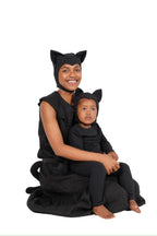 Adult Black Cat Hat & Tail Set