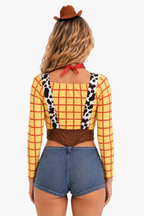 Sexy Cowgirl Costume for Women — 4-Piece Set