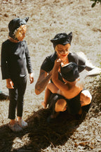 Adult Black Cat Hat & Tail Set
