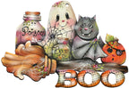 Brunhilda’s Broom Halloween Door Décor