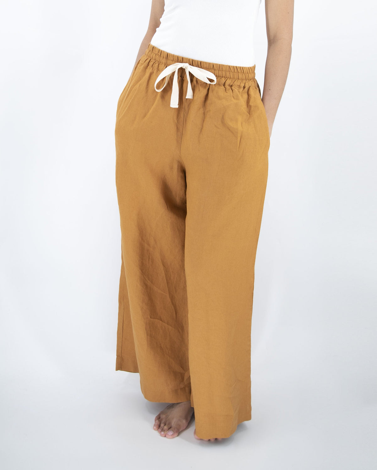 Ava Wide Leg Linen Pant — product image 2