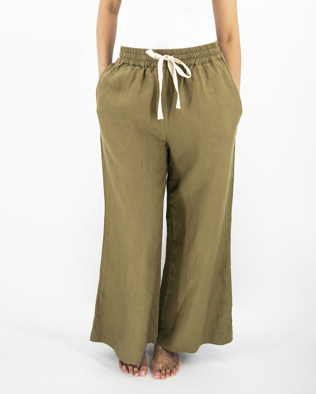Ava Wide Leg Linen Pant — product image 8