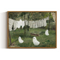 Framed Ghost Landscape Wall Art — 12 × 16 in