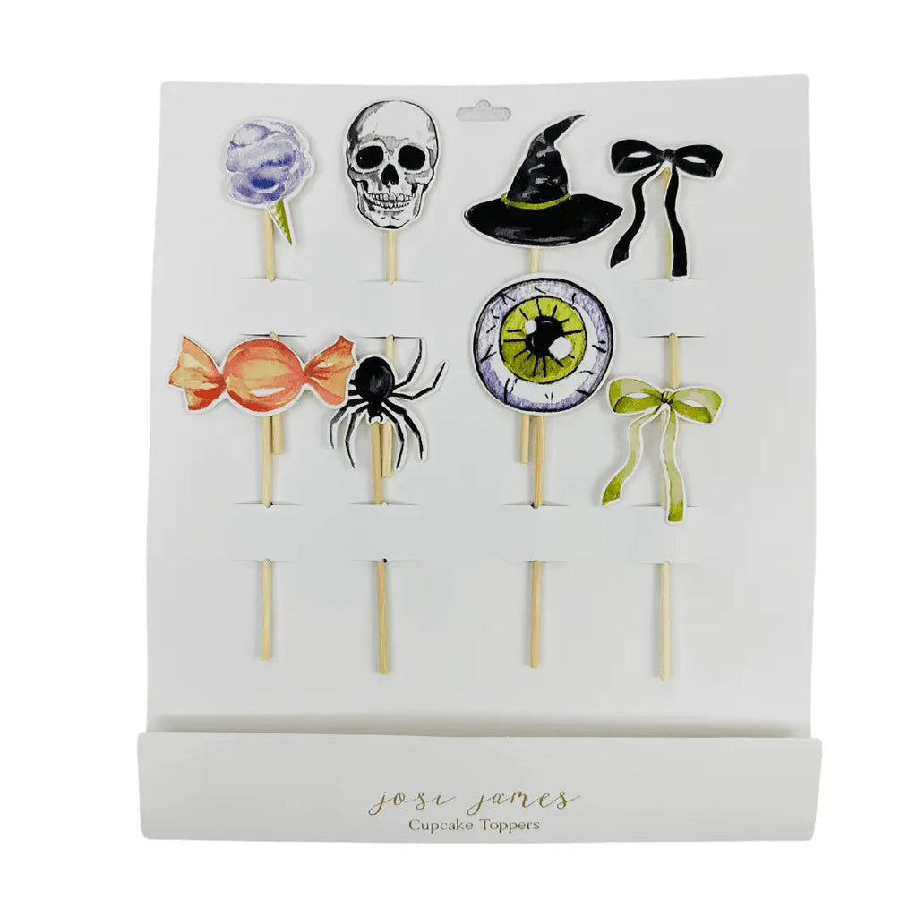 Bows & Boos Cupcake Toppers