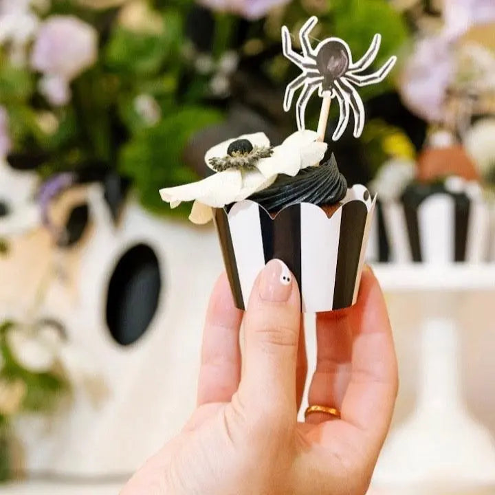 Bows & Boos Cupcake Toppers