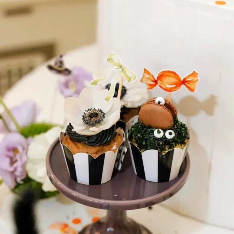 Bows & Boos Cupcake Toppers